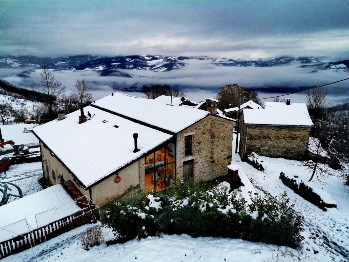 Daina Bianca Bed & Breakfast Solignano Bagian luar foto