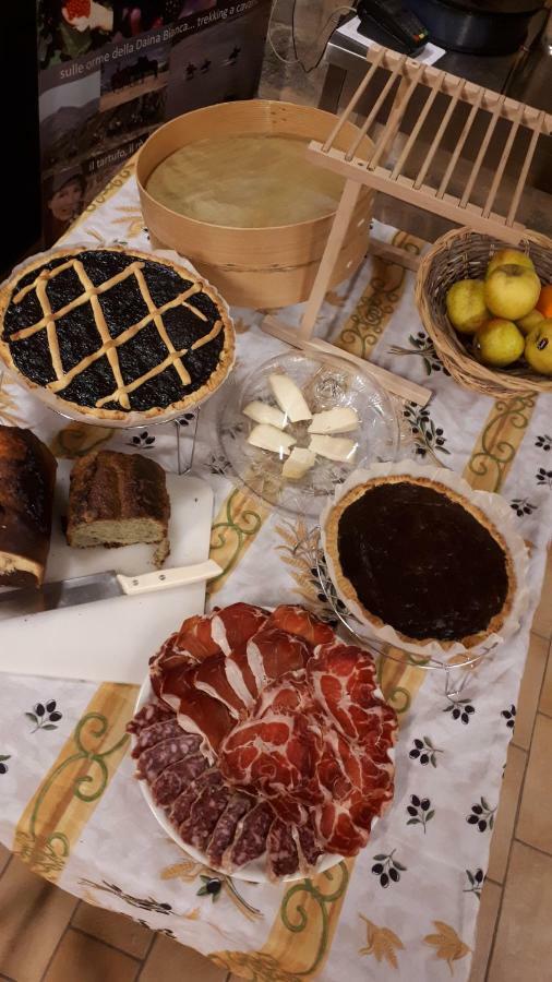 Daina Bianca Bed & Breakfast Solignano Bagian luar foto